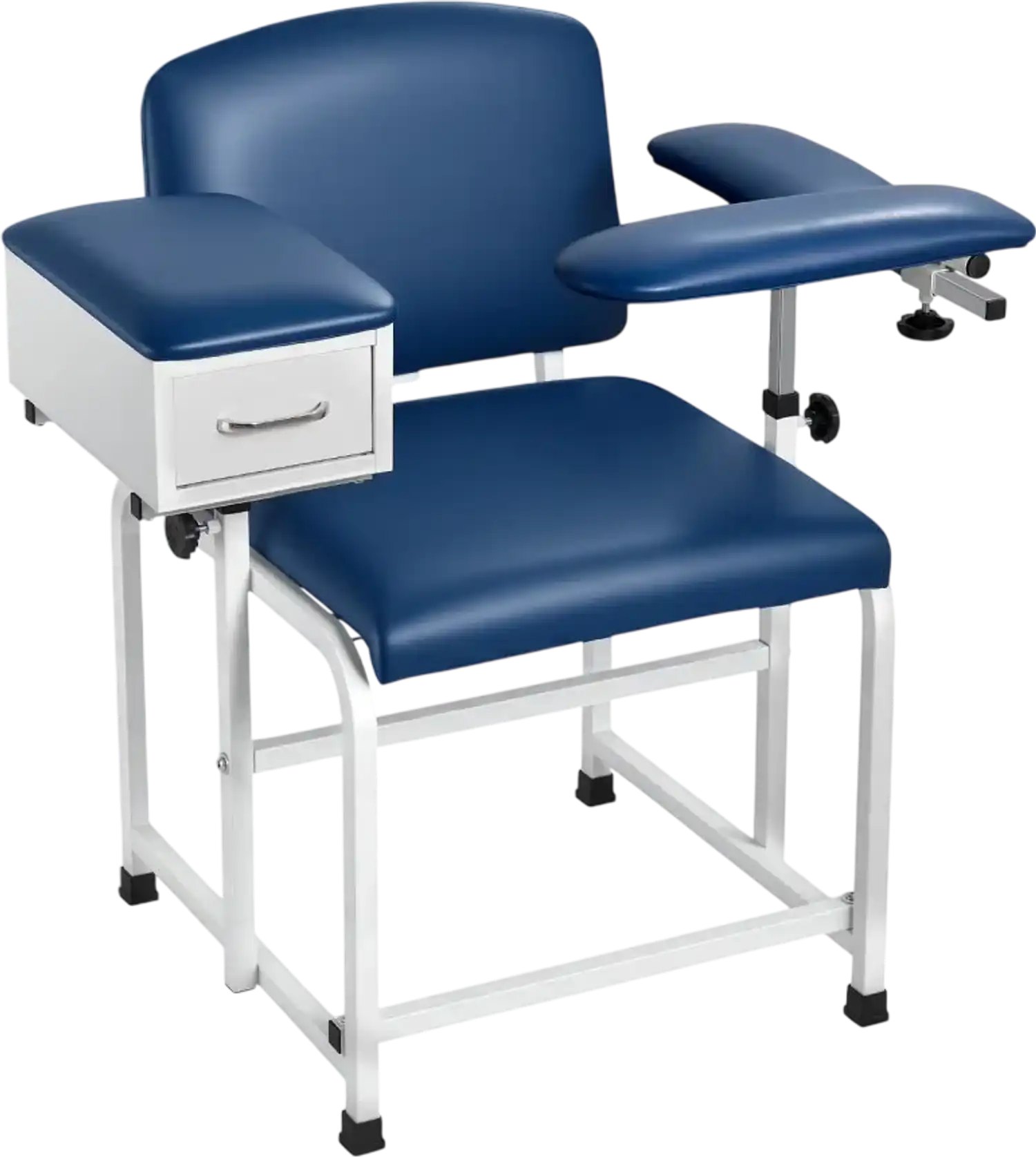 Vevor Phlebotomy Chair Blood Draw Medical Chair with Drawer 500 lbs New
