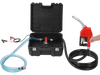 VEVOR Fuel Transfer Pump, 12V DC 10 GPM 1/4 HP, Portable Electric Diesel Transfer Pump with Automatic Shut-Off Fuel Nozzle, High Flow, Long Inlet & Outlet Hose for Diesel, Kerosene, Transformer Fuel