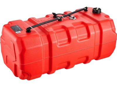 Vevor Marine Fuel Tank 24 Gallon Portable Boat Gas Tank with Electronic Fuel Level Sensor Red New