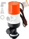 VEVOR Livewell Pump for Boat, 12V 1100 GPH Straight Livewell Aerator Pump with Dual Inlet, ABA Housing & Detachable Motor Cartridge, Corrosion-Resistant Livewell/Baitwell Pump for Freshwater Saltwater