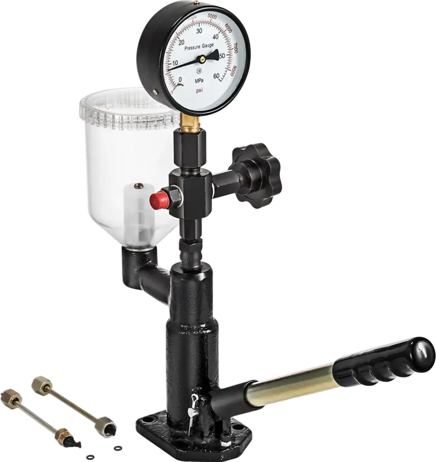 Vevor Injector Tester Diesel Fuel Nozzle Pressure Gauge Kit New