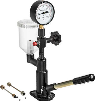 SKYSHALO Diesel Injector Tester with Dual Scale Gauge, 400Bar/6000PSI, for Accurate Pressure Adjustment & Nozzle Examination