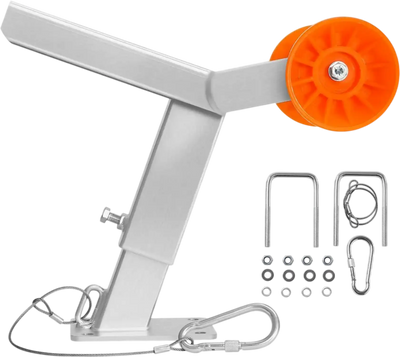 Vevor Boat Trailer Winch Stand Adjustable Height Winch Mount with Roller New