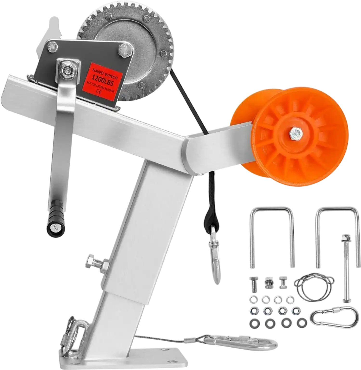 Vevor Boat Trailer Winch Mount Stand with Roller 1200 lbs New