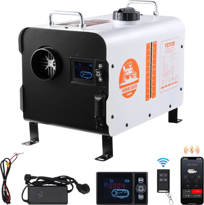 Vevor Diesel Heater 8kW Bluetooth App Remote Control Portable Air Heater New