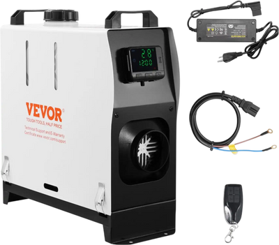 Vevor Diesel Heater All-in-One 12V 8 kW LCD Remote Control New