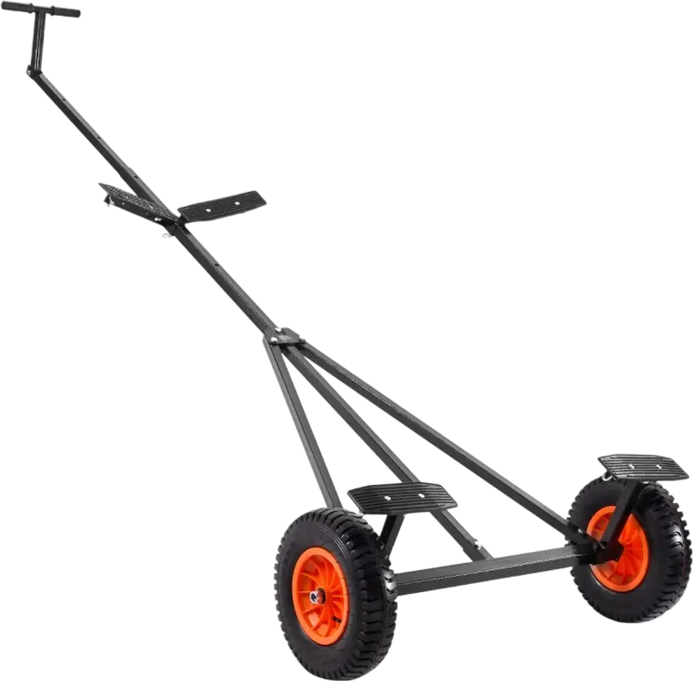 VEVOR Boat Trailer Dolly, 420lbs Load Capacity, Carbon Steel Trailer Mover with Adjustable Length, 15.7 in Pneumatic Tires and Nonslip Support Bracket, for Moving Kayak Motorboat Fishing Boat