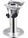 VEVOR Boat Seat Pedestal, Adjustable Height from 12.76 to 18.7 Inches, Aluminum Alloy Boat Chair Base with Locking Design, Waterproof & Rust-resistant, Ideal for Fishing and Boating Enthusiasts
