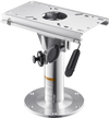VEVOR Boat Seat Pedestal, Adjustable Height from 13.39 to 19.2 Inches, Aluminum Alloy Boat Chair Base with Slide, 5-inch Sliding Travel, Locking Design, Ideal for Fishing and Boating Enthusiasts