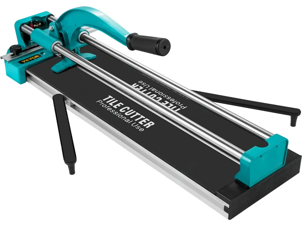 VEVOR 24 Inch Manual Tile Cutter Double Rails, Professional Tile Cutter W/Alloy Cutting Wheel for Porcelain and Ceramic Tiles