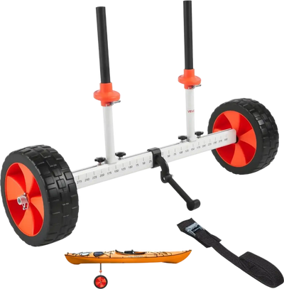 Vevor Kayak Cart 230 lbs Capacity Canoe Dolly with 10