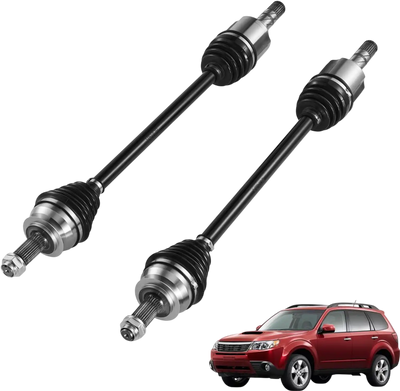 VEVOR CV Axle Shaft Assembly, 2 Pieces Front Left & Right (Driver and Passenger Side), Automotive Replacement CV Joint Axles Pair Compatible with 2009-2013 Forester, Alloy Steel & Carbon Steel