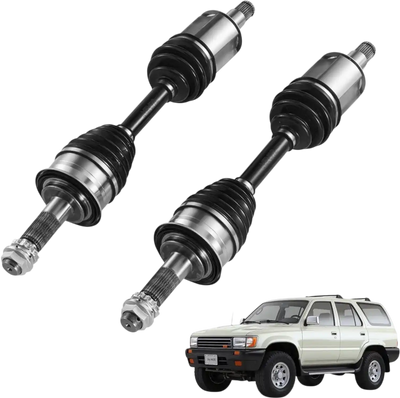 VEVOR CV Axle Shaft Assembly, 2 Pieces Front Left & Right (Driver and Passenger Side), Automotive Replacement CV Joint Axles Pair Compatible with 1996-2002 Toyota 4Runner, Alloy Steel & Carbon Steel