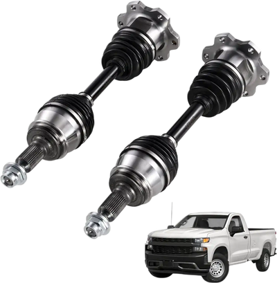 VEVOR CV Axle Shaft Assembly, 2 Pieces Front Left & Right (Driver and Passenger Side), Automotive Replacement Axles Pair Compatible with 1999-2006 Chevrolet Silverado 1500, Alloy Steel & Carbon Steel