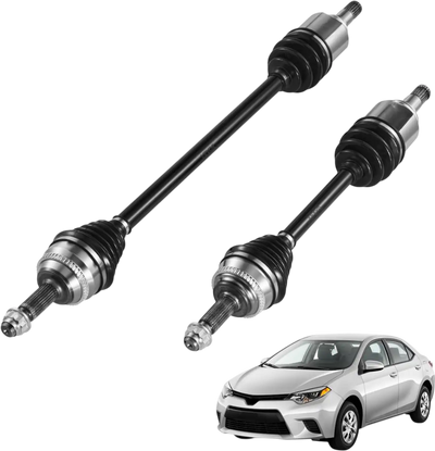 VEVOR CV Axle Shaft Assembly, 2 Pieces Front Left & Right (Driver and Passenger Side), Automotive Replacement CV Joint Axles Pair Compatible with 2009-2018 Toyota Corolla, Alloy Steel & Carbon Steel