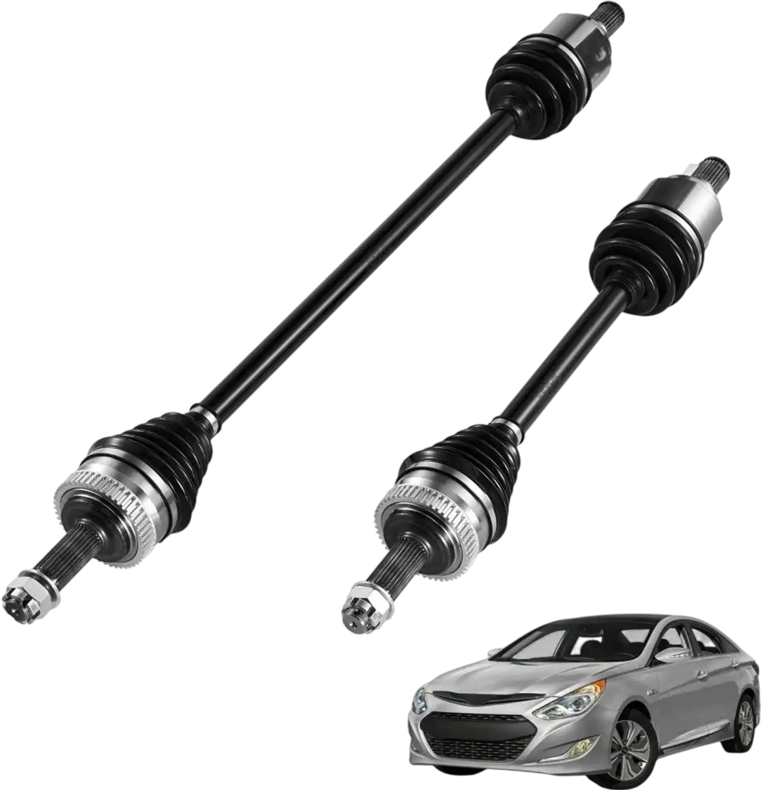 Vevor CV Axle Shaft Assembly Front Left & Right 2-Piece for 2011-2014 Hyundai Sonata New