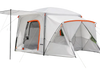 VEVOR SUV Camping Tent for 5-9 Person, 13 x 10 FT 3-Season SUV Tailgate Tent with Ventilated Windows, PU2000mm Waterproof Dual-Use Car Rear Hatch Tents for Outdoor Hiking Travels