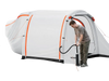 VEVOR Inflatable SUV Tent with Awning, 8 x 6.7 ft 3-Season SUV Tailgate Tent with Ventilated Doors & Mesh Window, PU2000mm Waterproof Car Rear Hatch Tents for Outdoor Camping - Air Pump Included