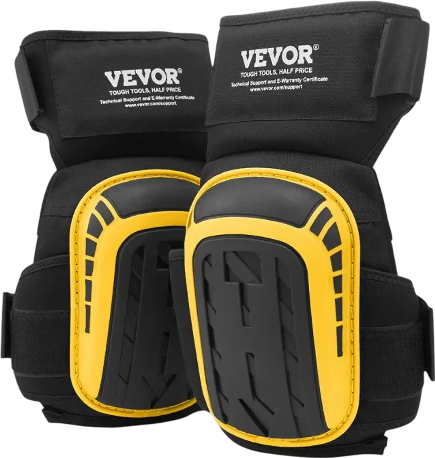 Vevor Knee Pads Extended Heavy Duty Construction Gel Anti-Slip Foam Cushion New