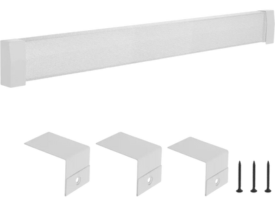 VEVOR Baseboard Heater Covers, Premium Series 6 ft Standard Electric Heating Unit Front Cover for Home Improvement, Heavy-duty Steel, Easy Installation for Bedroom Replacing Old Cover, White