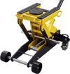 VEVOR Low Profile Floor Jack, 2 Ton (4409 lbs) Capacity, Steel Racing Floor Jack with Single Piston Quick Lift Pump, Hydraulic Trolley Car Lift for Cars, Motorcycles, ATVs, Lifting Range 5.7"-17"