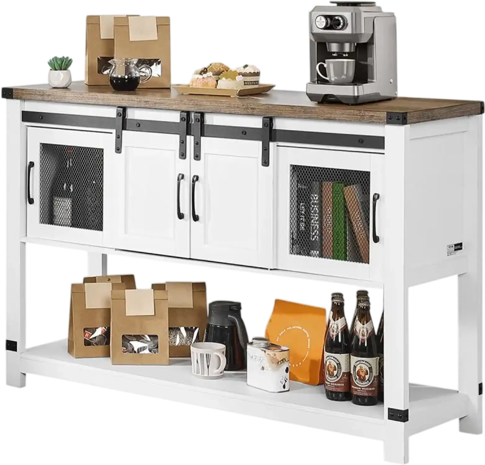 Vevor Coffee Bar Cabinet Farmhouse 47.3