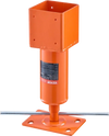 VEVOR Screw Jack Post, 4" x 4", 13.2"-18.7" Height Range, 24700 lbs Max Load Capacity, Adjustable Shore Jack, Temporary House Jack Pole for Home Leveling, Lifting Floor Crawlspace Basement Shore Beam