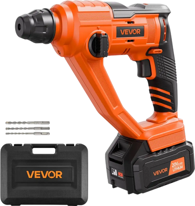 Vevor Rotary Hammer Drill 20V SDS-Plus Cordless 0.6