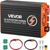 VEVOR DC to DC Charger with MPPT, 650W, 50A On-Board Battery Charger, Solar Panel/Alternator Dual Input, Smart Multi-Stage Charging for LiFePO4 Lead-Acid Batteries, 12V/24V-12V/24V, for RV Home Backup