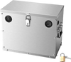 VEVOR Battery Box, Group 24/31 Trolling Motor Battery Box, Marine Batteries Case with Lock, Handles and Rubber-Grommet Cable Holes, Stainless Steel Shell, Suitable for Cars, Boats & Trolling Motors