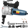 VEVOR Electric Sheet Metal Cutter, 380W Power, 1800RPM Rotor Speed, 0.07in/1.8mm Cutting Capacity, Includes Replacement Blades and Storage Case, Ideal for Stainless Steel, Aluminium, Plastic