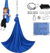 VEVOR Sensory Swing for Kids, 3.1 Yards, Therapy Swing for Children with Special Needs, Cuddle Swing Indoor Outdoor Hammock for Child & Adult with Autism, ADHD, Aspergers, Sensory Integration, Blue