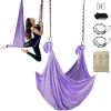 VEVOR Aerial Yoga Hammock & Swing, 4.4 Yards, Yoga Starter Kit with 100gsm Nylon Fabric, Full Rigging Hardware and Easy Set-up Guide, Antigravity Flying for All Levels Fitness Bodybuilding, Purple