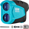 VEVOR Golf Rangefinder, 1300 Yards Laser Golfing Hunting Range Finder, 6X Magnification Distance Measuring, Golfing Accessory with External Magnet Mount, High-Precision Flag Lock, Slope, and Batteries