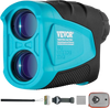 VEVOR Golf Rangefinder, 1000 Yards Laser Golfing Hunting Range Finder, 6X Magnification Distance Measuring, Golfing Accessory with External Magnet Mount, High-Precision Flag Lock, Slope, and Batteries