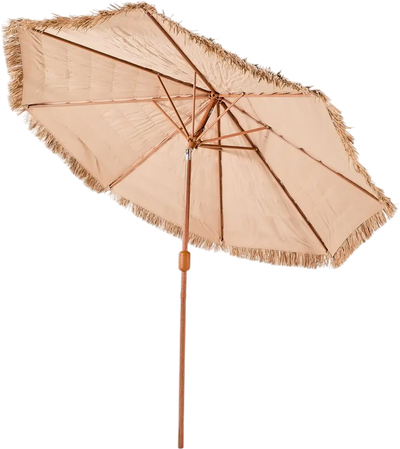 Vevor Patio Umbrella 9' Thatched Tiki Tilt Umbrella New
