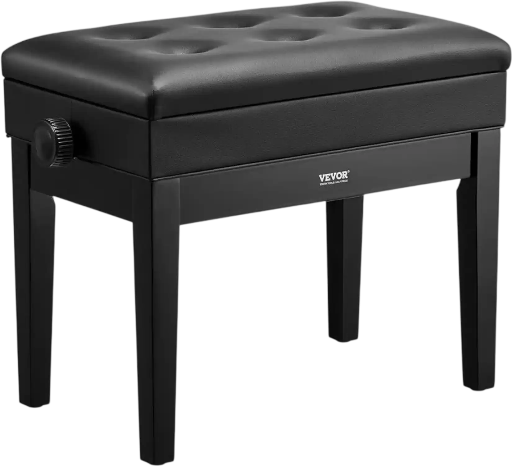 Vevor Piano Bench Adjustable Padded Storage Seat New