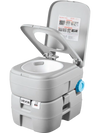 VEVOR Portable Toilet, 7.9 Gallon Detachable Waste Tank, 200 Flushes, Camping Toilet for Adults, Outdoor Travel Potty with Level Indicator, Suitable for RV Travel, Camping, Hiking, Boating and Trips