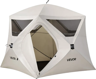 Vevor Camping Tent 4-Person Pop-Up Instant Cabin Tent with Large Mesh Windows New