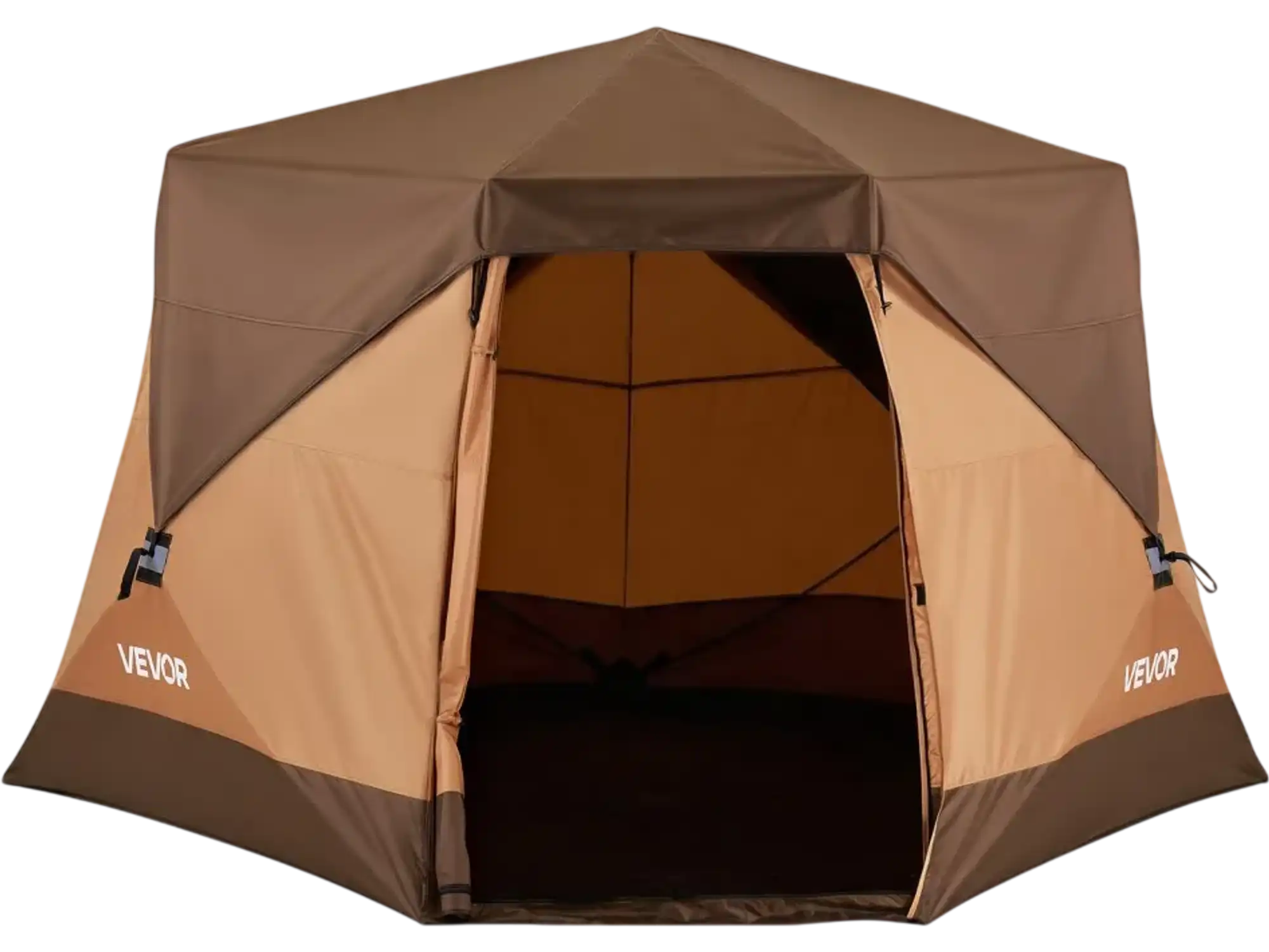 Vevor Camping Tent 6-Person Pop-Up Instant Cabin Tent with Rainfly & Large Mesh Windows New