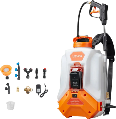 Vevor Battery Powered Backpack Sprayer 4 Gallon 18V 4Ah Yard Garden Lawn Sprayer New