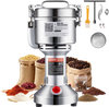 VEVOR 750g Electric Grain Mill Grinder, High Speed 2000W Commercial Spice Grinders, Stainless Steel Pulverizer Powder Machine, for Dry Grains Spices Cereals Coffee Corn Pepper, Straight Type