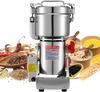 VEVOR Electric Grain Mill Grinder, 1.8 lbs Commercial Spice Grinders, High Speed 2100W Stainless Steel Pulverizer Powder Machine, for Dry Grains, Spices, Cereals, Coffee, Corn & Pepper, Swing Type