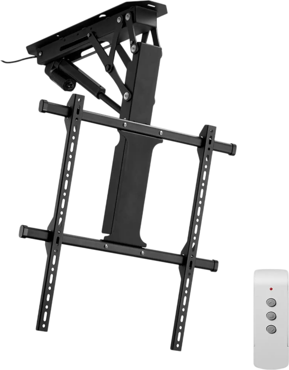 VEVOR Motorized Ceiling TV Mount, TV Wall Mount for 32 to 65 Inch TV, Electric Adjustable Ceiling TV Mount, Motorized Flip Down TV Mount Bracket with Max VESA 24 x 24 in, Fits TVs Up to 88 lbs