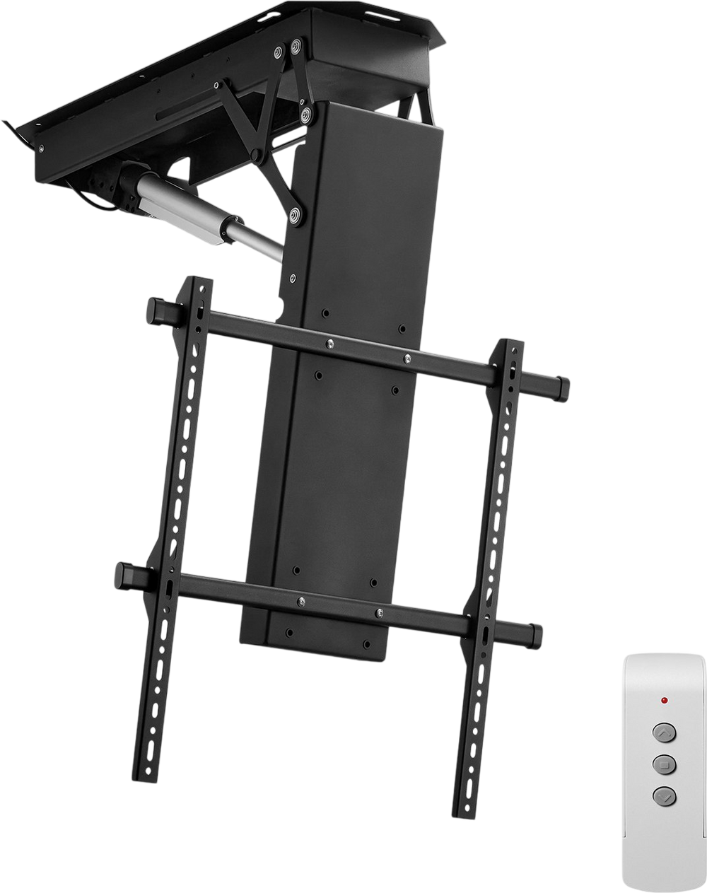 VEVOR Motorized Ceiling TV Mount, TV Wall Mount for 32 to 70 Inch TV, Electric Adjustable Ceiling TV Mount, Motorized Flip Down TV Mount Bracket with Max VESA 24 x 24 in, Fits TVs Up to 110 lbs