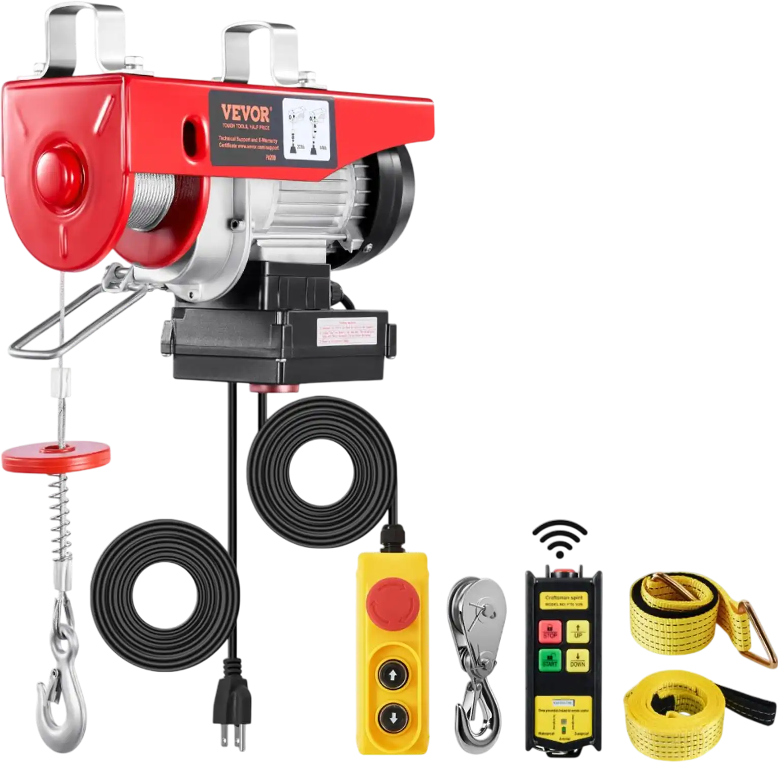 Vevor Electric Hoist 440 lbs 120V Winch with Wireless & Wired Remote New