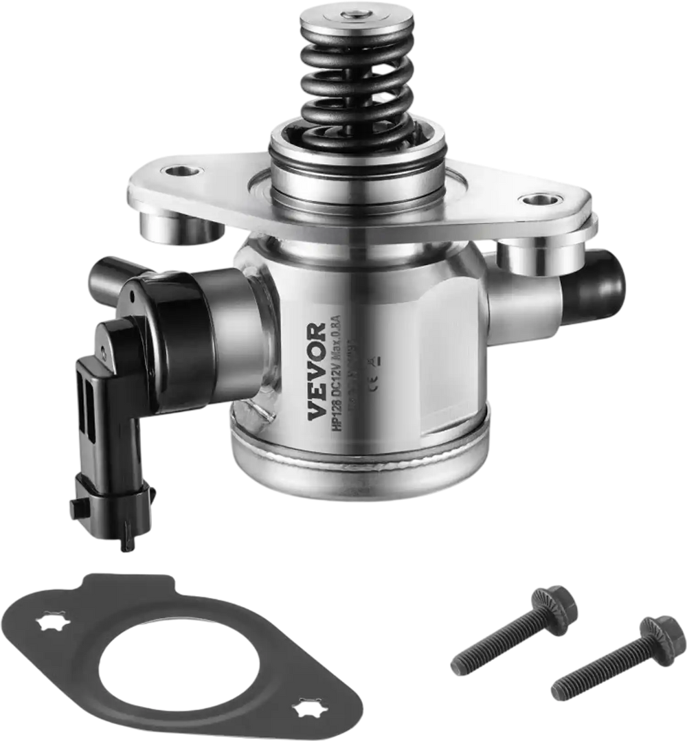 VEVOR High Pressure Fuel Pump with Gasket and Bolts, Compatible with Buick LaCrosse, Regal, Verano, Chevrolet Captiva Sport, Equinox, Impala, Malibu, GMC Terrain 2010-2017 L4 2.4L, Stainless Steel