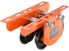 VEVOR Electric Hoist Manual Trolley, 2200 lbs/1 Ton Capacity for PA200 PA250 PA300 PA400 PA500, Push Beam Trolley with Dual Wheels, 2.68"-4.33" Adjustable Beam Flange Width for Straight Curved I Beam