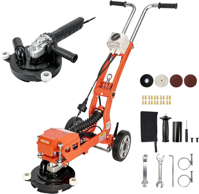 Vevor Concrete Grinder Electric Walk-Behind Floor Polisher 7