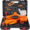VEVOR Electric Car Jack, 3 Tons /6600 lbs Scissor Jack with Electric Impact Wrench, 12V Car Jack with Double Saddles with Remote Control, Portable Car Jack Lifting for Sedan, SUV, Truck Tire Change